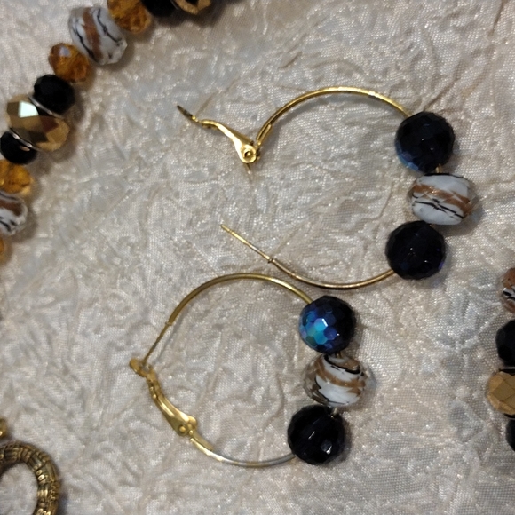 🌺 Murano Beads Necklace Set. - Picture 2 of 3